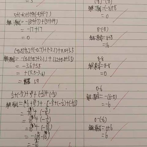 本周部分优秀作业和试卷，上课认真、作业独立、做错理解是成绩优秀的前提！