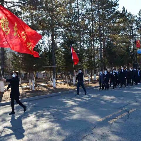 萝北县鹤北中学“2023•崇敬•清明祭英烈”主题实践教育活动