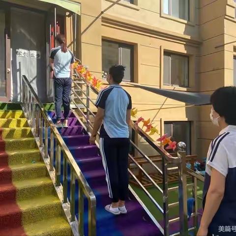 小哈津幼儿园疫情防控演练