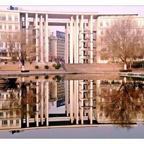 今天傍晚的齐鲁软件园 ——春天在跑步前进