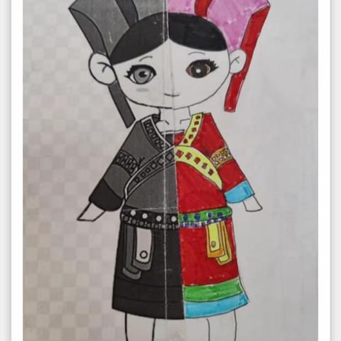 西安南苑中学小学部六年级美术作业展示