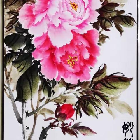 鲜花献给党 庆祝中国共产党诞辰102周年（呼市老年书画学会写意花鸟班，工笔花鸟班专辑）