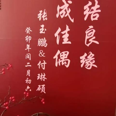 张玉鹏 付琳硕订婚仪式暨订婚宴圆满成功