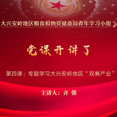 【喜迎二十大·建功新时代】地区粮食局青年学习小组第四堂党课开讲了