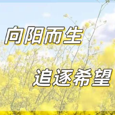 向阳而生，追逐希望！