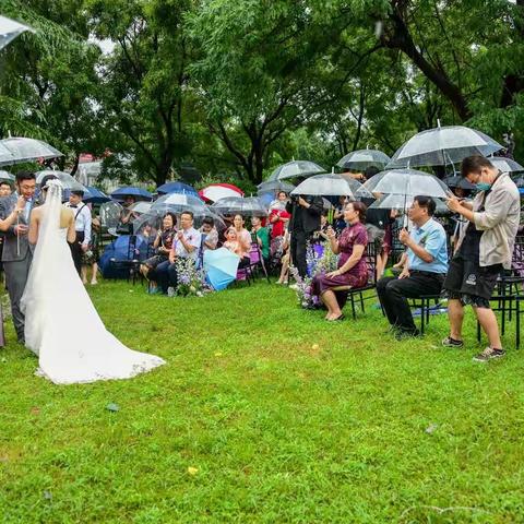 孙府囍事：有你有我，就是最美的年华——浪漫唯美的雨中婚礼