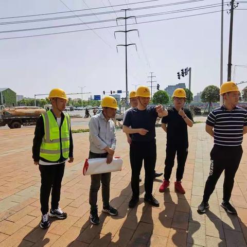 公司党委书记、董事长徐旭一行莅临（洛阳东路综合改造工程）项目指导
