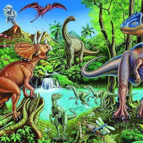 黄牌社区幼儿园——中三班《恐龙🦕探险队》主题活动