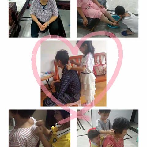 一1班重阳节敬爱老人