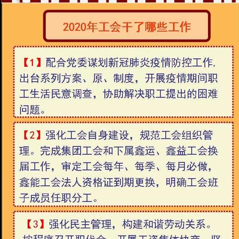 一图读懂：黄土坡集团工会年度工作要点