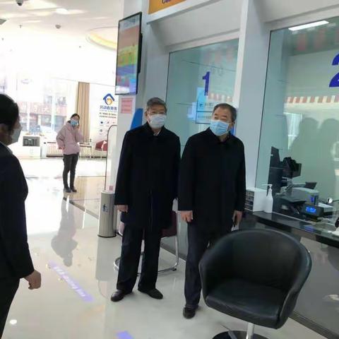 潍坊中支分管行领导带队实地查看金融机构现金收付业务疫情防控与复工复产情况
