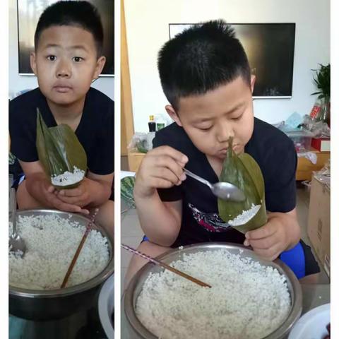 又到五月端午节，又闻粽叶飘香时――三（2）苔花中队端午节集锦