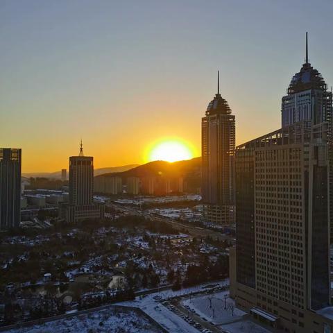 2020年的第一场雪，到今天山东枣庄的情-“晴”