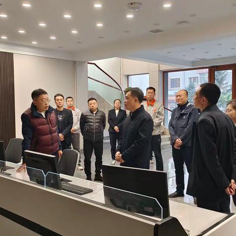 副市长贾兴元一行对龙建供热走访慰问