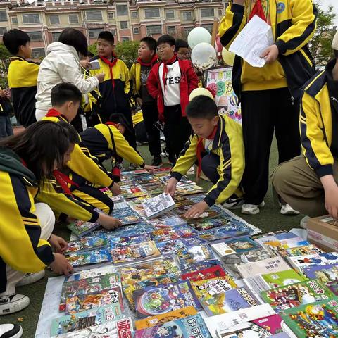 阅读点亮梦想，书香丰盈人生——记鑫昌路小学六年级图书跳蚤书市活动