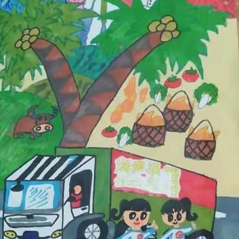 海口市灵山镇中心学校学生抗击冠状病毒疫情网络作品展