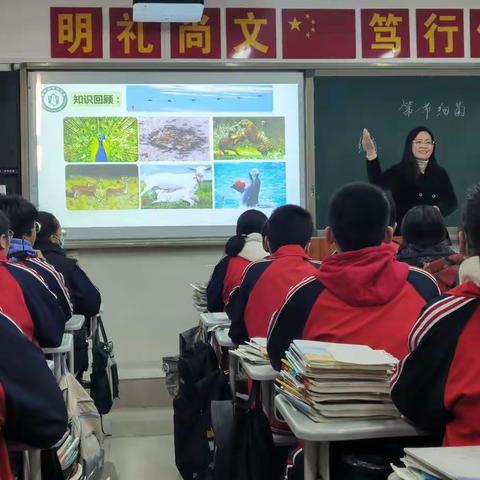 一路吐蕊一路芬芳——新乐市荟文中学教研活动