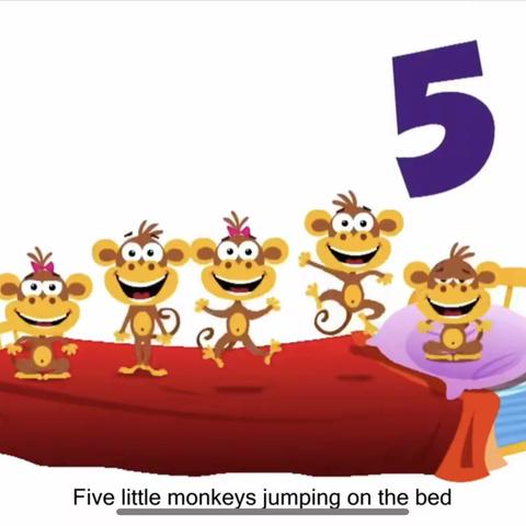 2.13周一幼儿班 Five Little Monkeys