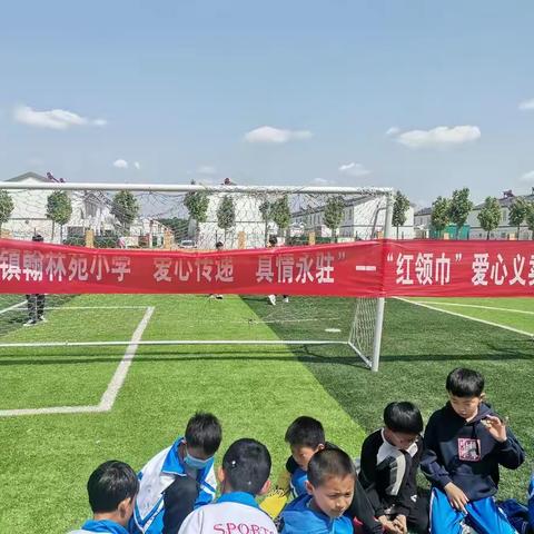 沙窝镇翰林苑小学“爱心传递，真情永驻”——“红领巾”爱心义卖活动