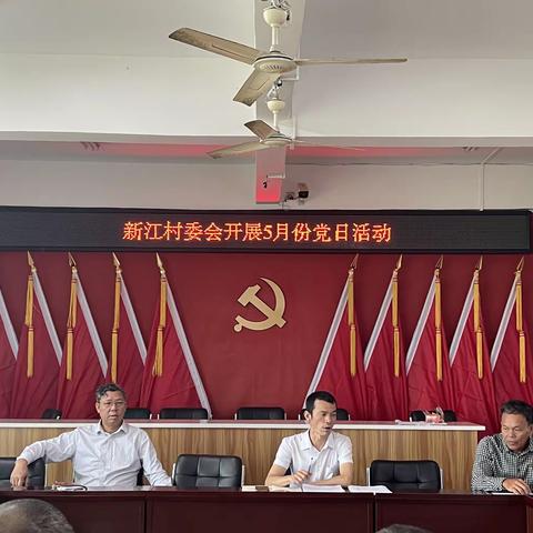 新江村党支部五月党日活动——“学习习近平总书记考察海南重要讲话和省第八次党代会精神”