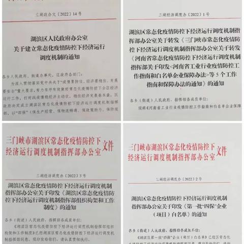 湖滨区发改委：多点发力统筹推进疫情防控和经济发展