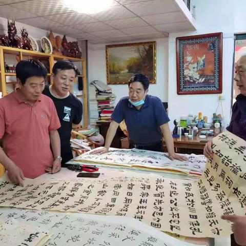 芮城县书法家协会建党100周年作品展评选工作记实