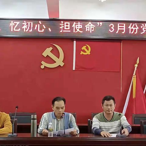仁新村党支部以“学习党史、忆初心、担使命”专题学习开展3月份党日活动