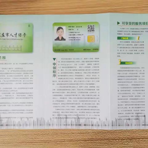 裕强街道三教堂社区党支部开展人才绿卡宣传活动