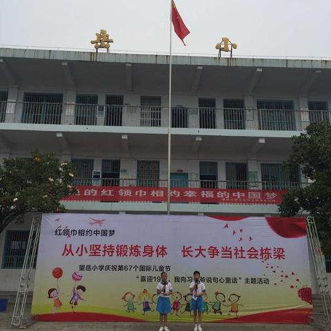 岳阳楼区望岳小学红领巾相约中国梦“喜迎十九大 我向习爷爷说句心里话”庆六一系列活动（副本）