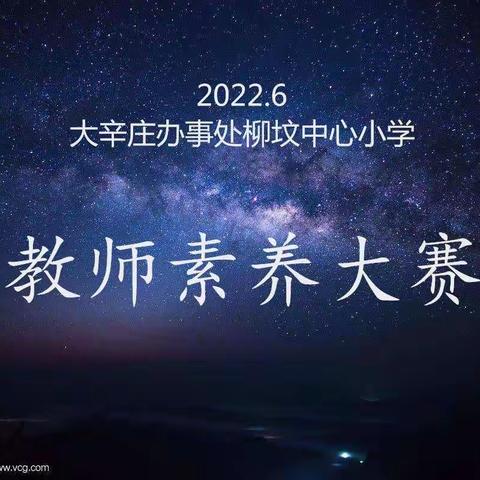 展青年教师风采，赛新时代教育风格—大辛庄办事处柳坟中心小学教师素养比赛