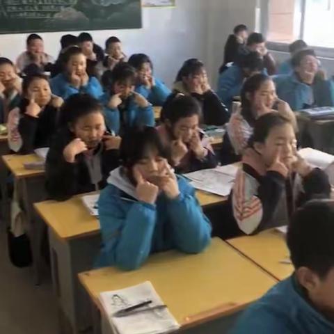 保护视力从眼保健操做起 聊城育才学校