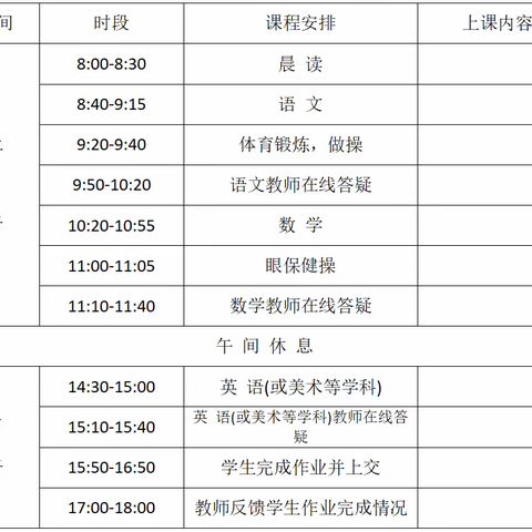 25中附小致学生及家长的线上学习要求