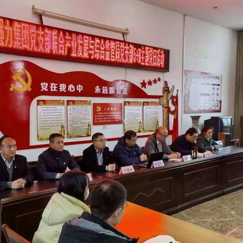 产业发展与综合监管局党支部联合强力集团党支部5+N主题党日活动