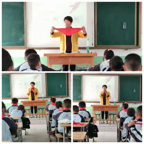 喜迎二十大，争做好队员——昌乐县经济开发区马家河小学建队日主题活动