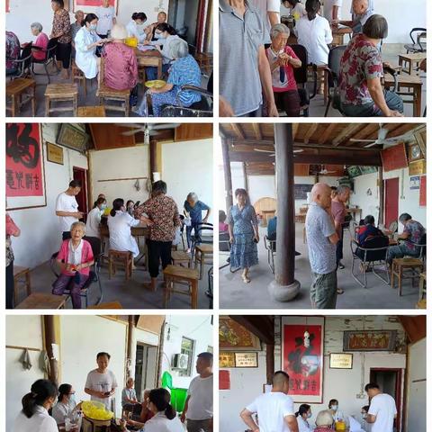 医护人员上门为老人接种