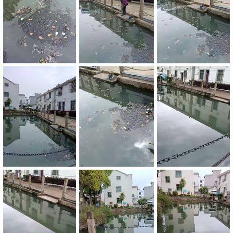 清理池塘垃圾 擦亮乡村颜值