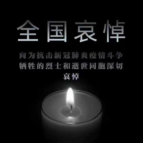 【铭记此刻、不一样的清明节】——王峪幼儿园清明节哀悼活动