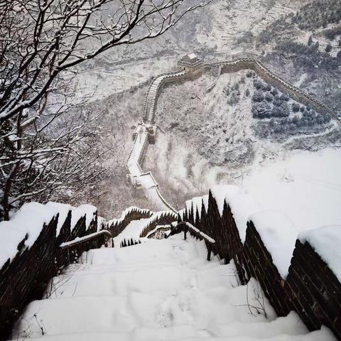 长城 2022第一场雪