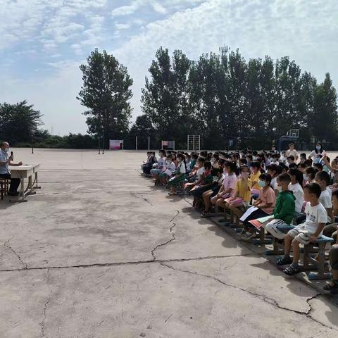 “新学期，新征程，新希望”大周镇舒庄小学开学典礼