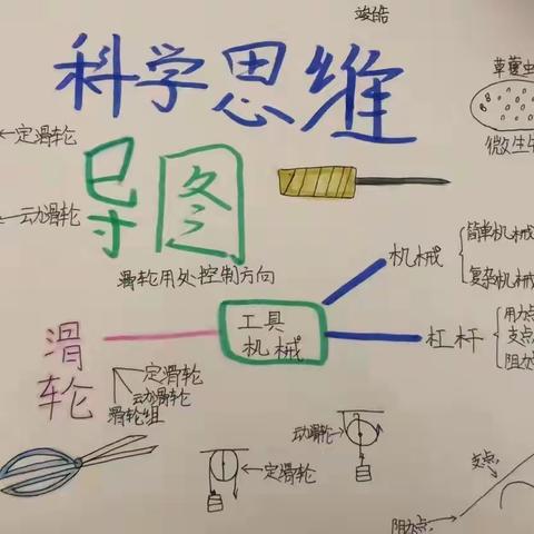 六年级科学第一单元《微小世界》思维导图