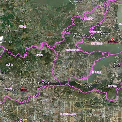 湖北的县城卫图（一）比较