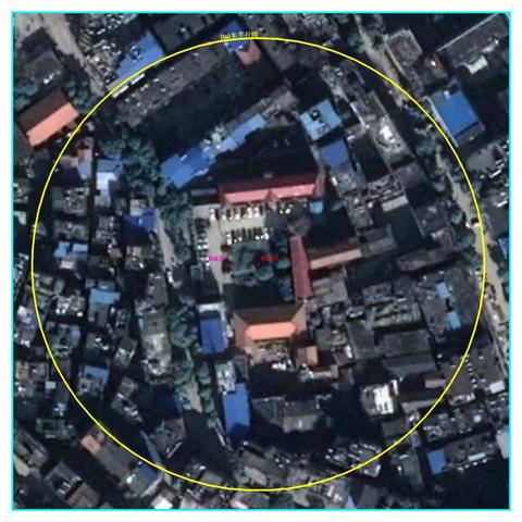 阳新县政府半径圈