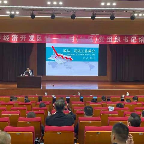 经开区组织新一届村（社区）党组织书记开展市域社会治理讲座