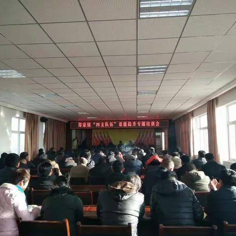 郑家镇“四支队伍”效能提升专题培训会