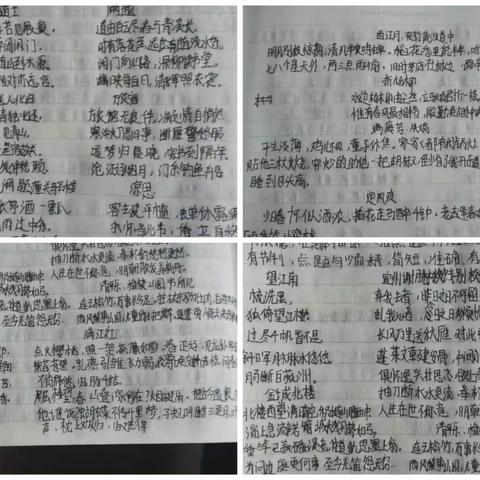 诗意寒假，精彩成长！——交口中学九二班寒假语文学习掠影