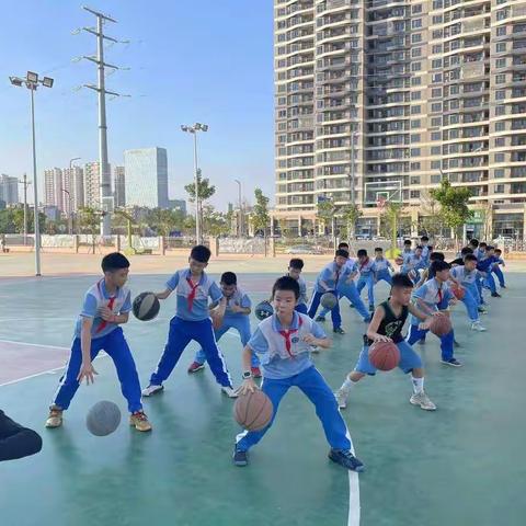 电白区占鳌小学 篮球社团