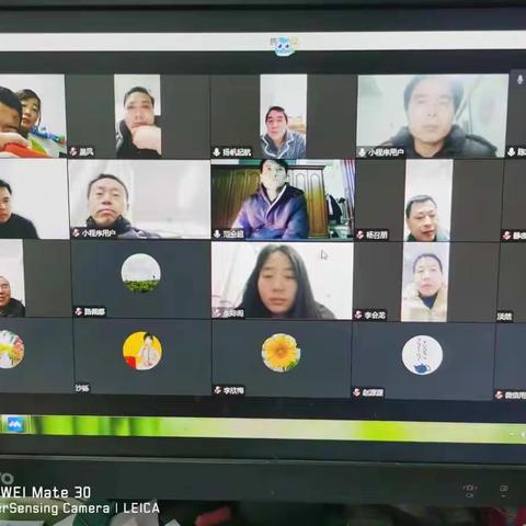 交流共发展    小屯镇东片线上教学经验分享会