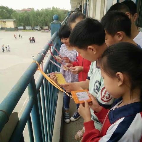 丛台区贾村小学开展制作防溺水随身卡展评活动