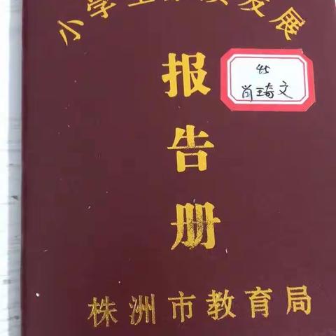 肖琦文的第一个小学寒假