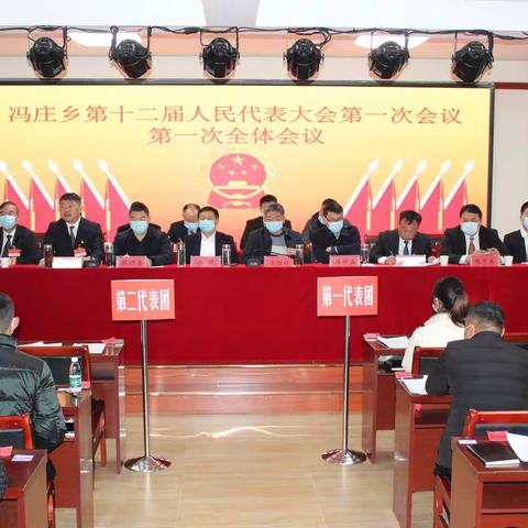 冯庄乡第十二届人民代表大会第一次会议胜利召开